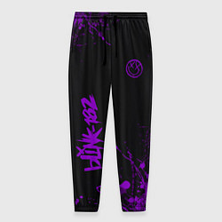 Мужские брюки Blink 182 фиолетовые брызги