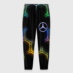 Мужские брюки Mercedes - neon pattern