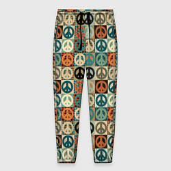 Мужские брюки Peace symbol pattern