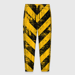 Мужские брюки WARNING - желто-черные полосы