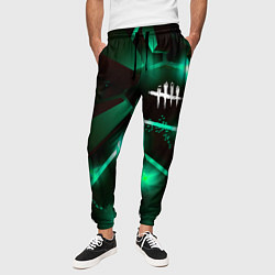 Брюки на резинке мужские Dead by Daylight разлом плит, цвет: 3D-принт — фото 2