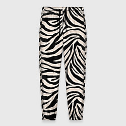 Мужские брюки Полосатая шкура зебры, белого тигра
