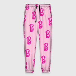 Мужские брюки Барби паттерн буква B
