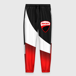 Мужские брюки Ducati - красно-черный