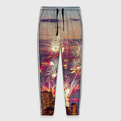 Мужские брюки Салют в ночном небе