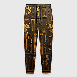 Мужские брюки Арт в стиле египетских письмен