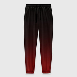 Мужские брюки Градиент от тёмного до тёмно красного