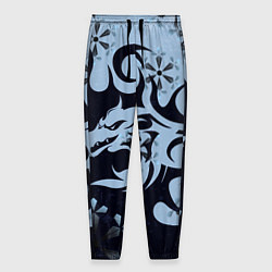 Мужские брюки Дракон со снежинками
