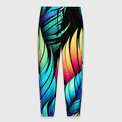 Мужские брюки Color feathers - neon