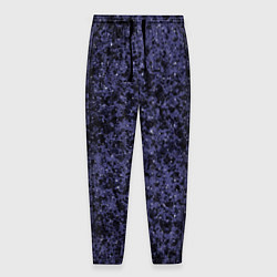 Брюки на резинке мужские Абстракция брызги фиолетовый, цвет: 3D-принт