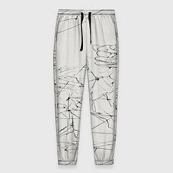 Брюки на резинке мужские Каракули, цвет: 3D-принт