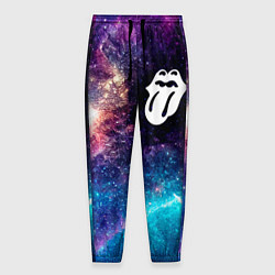 Брюки на резинке мужские Rolling Stones space rock, цвет: 3D-принт