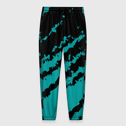 Мужские брюки The color is black and light blue