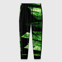 Мужские брюки Color green black