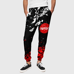 Брюки на резинке мужские Nasa краски, цвет: 3D-принт — фото 2