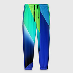 Мужские брюки Color blue green