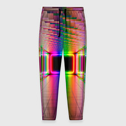 Брюки на резинке мужские Неоновая галерея, цвет: 3D-принт