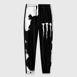 Мужские брюки Monster energy краски белые