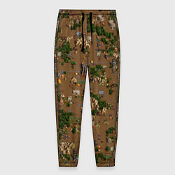 Брюки на резинке мужские Земли Данжа - Герои 3, цвет: 3D-принт