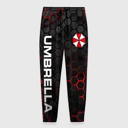 Брюки на резинке мужские Амбрелла - плиты с подсветкой, цвет: 3D-принт