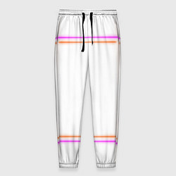 Мужские брюки Neon white orange pink