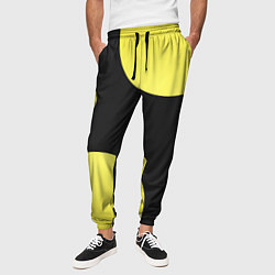 Брюки на резинке мужские Лава лампа макро баланс абстракция, цвет: 3D-принт — фото 2