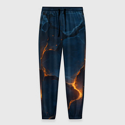 Мужские брюки Разлом плит с огнем