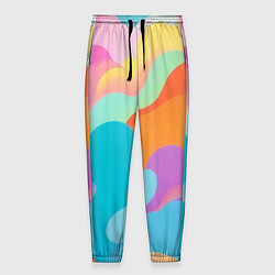 Мужские брюки Разноцветные красивые облака