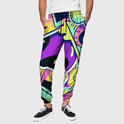Брюки на резинке мужские Пришелец, цвет: 3D-принт — фото 2