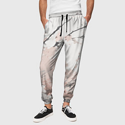 Брюки на резинке мужские Цветущее дерево абстракция, цвет: 3D-принт — фото 2