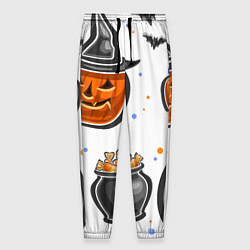 Брюки на резинке мужские Дух хэллоуина, цвет: 3D-принт