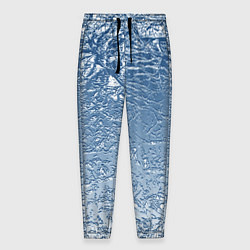 Брюки на резинке мужские Налипший снег, цвет: 3D-принт