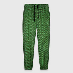 Мужские брюки Змеиная зеленая кожа