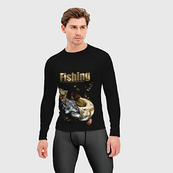 Рашгард мужской Gold Fishing, цвет: 3D-принт — фото 2