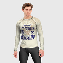 Рашгард мужской Moto t-shirt 1, цвет: 3D-принт — фото 2