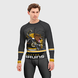 Рашгард мужской Boston Bruins, цвет: 3D-принт — фото 2