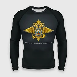 Рашгард мужской Полиция Российской Федерации, цвет: 3D-принт