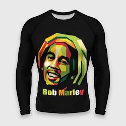 Рашгард мужской Bob Marley Smile, цвет: 3D-принт