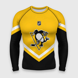 Рашгард мужской NHL: Pittsburgh Penguins, цвет: 3D-принт