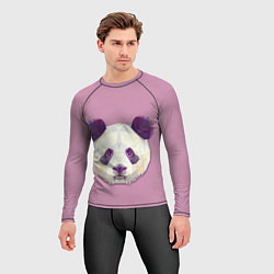 Рашгард мужской Геометрическая панда, цвет: 3D-принт — фото 2