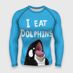 Мужской рашгард I eat dolphins