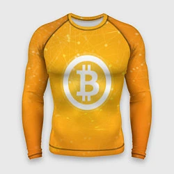 Рашгард мужской Bitcoin Orange, цвет: 3D-принт