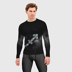 Рашгард мужской Космический Стрелец, цвет: 3D-принт — фото 2