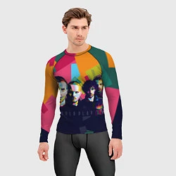 Рашгард мужской Coldplay, цвет: 3D-принт — фото 2