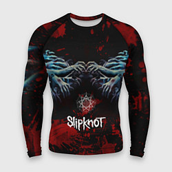 Рашгард мужской Slipknot руки зомби, цвет: 3D-принт