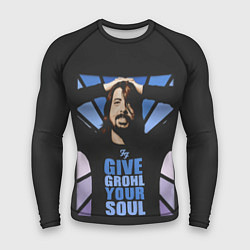 Рашгард мужской Give Grohl Your Soul, цвет: 3D-принт