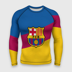Рашгард мужской FC Barcelona 2018 Colors, цвет: 3D-принт