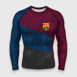 Рашгард мужской FC Barcelona: Dark polygons, цвет: 3D-принт