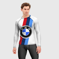 Рашгард мужской BMW M: White Sport, цвет: 3D-принт — фото 2