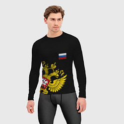 Рашгард мужской Флаг и Герб России, цвет: 3D-принт — фото 2